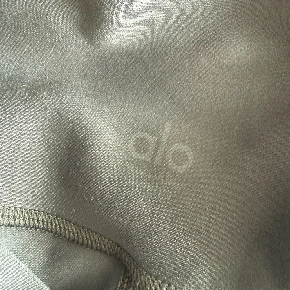 Alo Airlift Anthracite Gray Active Set- Intrigue Sports Bra & Airlift Leggings M